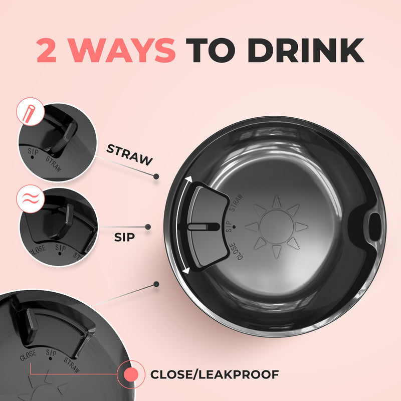 Thicc 40oz Blue Floral